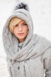 Lana Grossa ШАРФ С КАПЮШОНОМ  Alta Moda Alpaca
