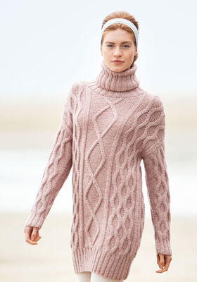УДЛИНЕННЫЙ ПУЛОВЕР Alta Moda Alpaca от Lana Grossa