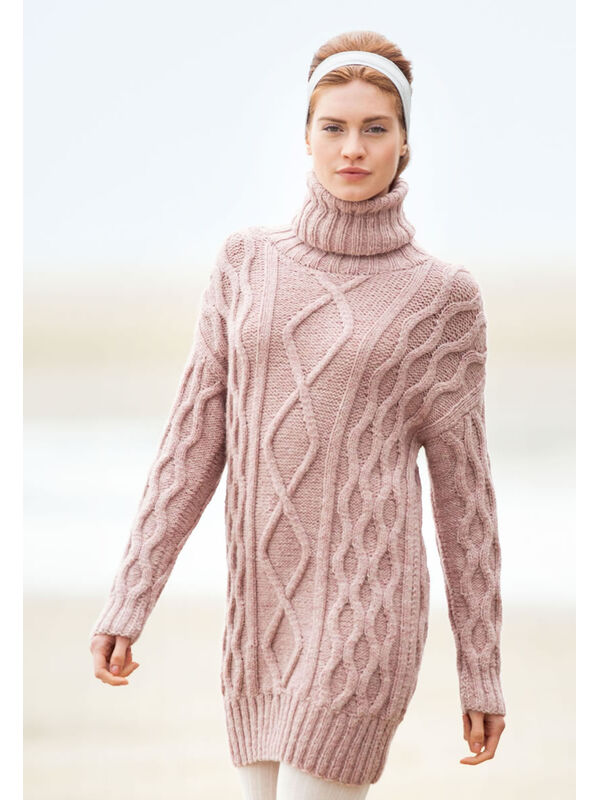 Lana Grossa УДЛИНЕННЫЙ ПУЛОВЕР Alta Moda Alpaca