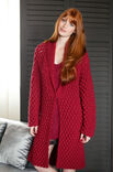 Lana Grossa КОРОТКОЕ ПАЛЬТО, СВЯЗАННОЕ «ЗВЕЗДОЧКАМИ» Alta Moda Cashmere 16