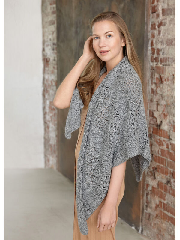 Lana Grossa ПЛАТОК Lace Seta Mulberry