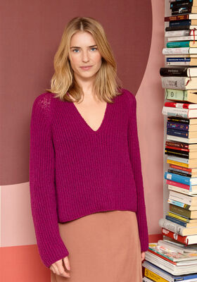 РЕГЛАН - ПУЛОВЕР Cashmere 16 Fine от Lana Grossa
