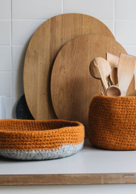 ДВУХЦВЕТНАЯ МИСКА Feltro от Lana Grossa