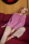 Lana Grossa ДЖЕМПЕР, СВЯЗАННЫЙ ПОЛУПАТЕНТНЫМ УЗОРОМ Mohair Moda