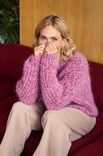Lana Grossa ДЖЕМПЕР, СВЯЗАННЫЙ ПОЛУПАТЕНТНЫМ УЗОРОМ Mohair Moda