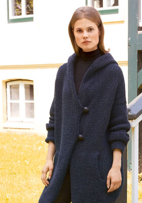ЖАКЕТ С ПОТАЙНЫМИ КАРМАНАМИ Alta Moda Cashmere 16 от Lana Grossa