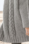 Lana Grossa ЖАКЕТ, СВЯЗАННЫЙ ЖЕМЧУЖНЫМ УЗОРОМ С ДОРОЖКАМИ ИЗ КОС Lala Berlin Lovely Cotton