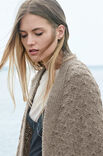 Lana Grossa НАКИДКА-ЖАКЕТ С УЗОРОМ «БАБОЧКИ» Alta Moda Alpaca
