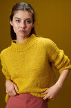 Lana Grossa ПУЛОВЕР С ПЛАНКАМИ, СВЯЗАННЫМИ ЖЕМЧУЖНЫМ УЗОРОМ И РЕЗИНКОЙ Lala Berlin Lovely Cotton & Brillino