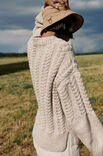 Lana Grossa ПУЛОВЕР С КОСАМИ Alta Moda Alpaca