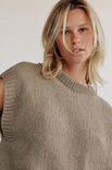 Lana Grossa ЖИЛЕТ, СВЯЗАННЫЙ ЖЕМЧУЖНЫМ УЗОРОМ Landlust Alpaka Merino 100