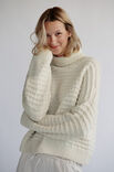 Lana Grossa СВИТЕР С ВОРОТНИКОМ «ГОЛЬФ» Alta Moda Alpaca