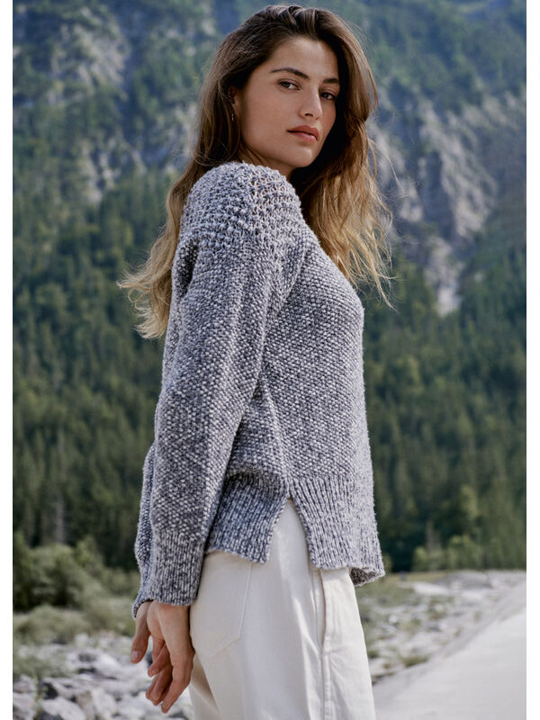 Lana Grossa ПУЛОВЕР Cool Merino Print