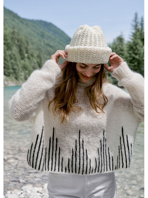 Lana Grossa ПУЛОВЕР Mohair Moda & Cool Merino