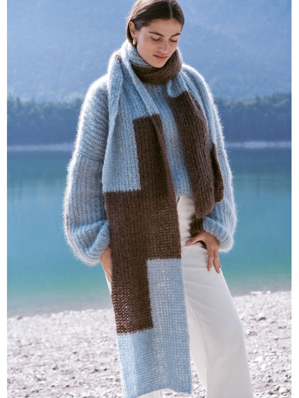Lana Grossa ШАРФ Mohair Moda