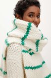 Lana Grossa ШАРФ, СВЯЗАННЫЙ ПЛЕТЕНЫМ УЗОРОМ Alpaca Air