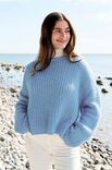 Lana Grossa ДЖЕМПЕР, СВЯЗАННЫЙ ПОЛУПАТЕНТНЫМ УЗОРОМ, С РУКАВАМИ, СВЯЗАННЫМИ ПЛАТОЧНОЙ ВЯЗКОЙ Airy
