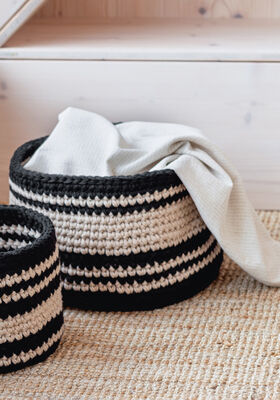КОРЗИНА КРЮЧКОМ Merino Cardato от FILATI Studio