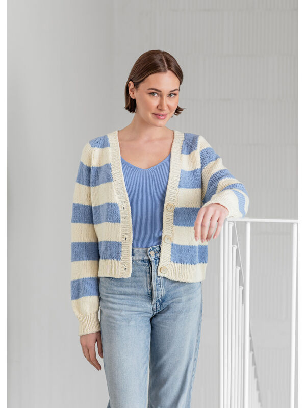 FILATI Studio КАРДИГАН С РЕГЛАНОМ СВЕРХУ Merino Miscela