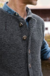 Lana Grossa ЖИЛЕТ Landlust Soft Tweed 90
