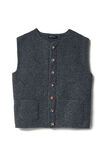 Lana Grossa ЖИЛЕТ Landlust Soft Tweed 90