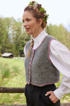 Lana Grossa ЖИЛЕТ Landlust Soft Tweed 180 & Alpina