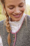 Lana Grossa ЖИЛЕТ Landlust Soft Tweed 180 & Alpina