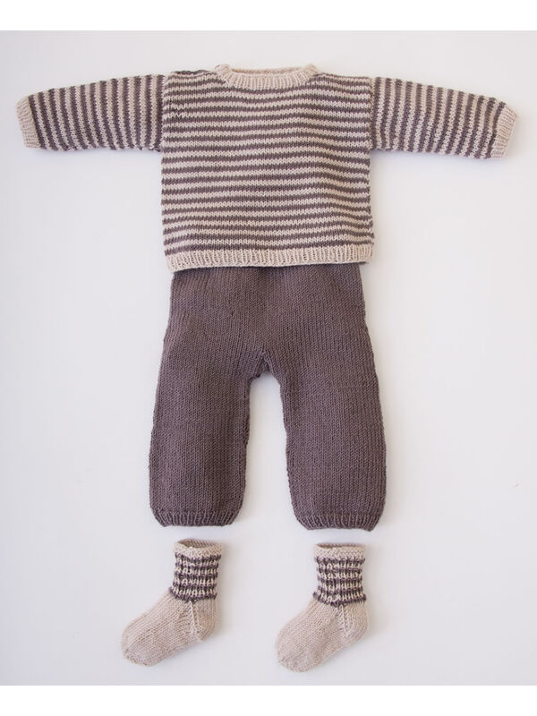 Lana Grossa ПУЛОВЕР, ШТАНИШКИ И НОСКИ Cool Wool Baby
