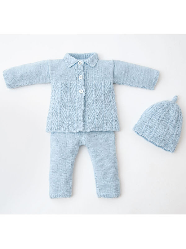 Lana Grossa ПАЛЬТО, ШТАНИШКИ И ШАПКА Cool Wool Baby