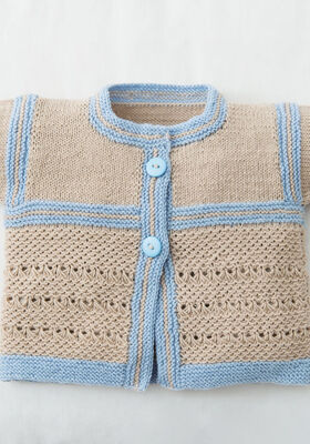 ЖАКЕТ И ПИНЕТКИ Cool Wool Baby от Lana Grossa