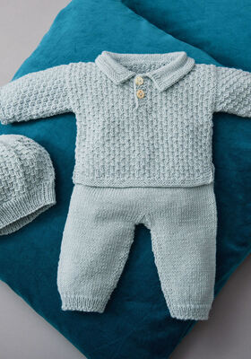 ПУЛОВЕР, ШТАНИШКИ И ШАПКА Cool Wool Baby от Lana Grossa