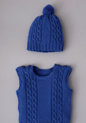 БЕЗРУКАВКА И ШАПКА Cool Wool Baby от Lana Grossa