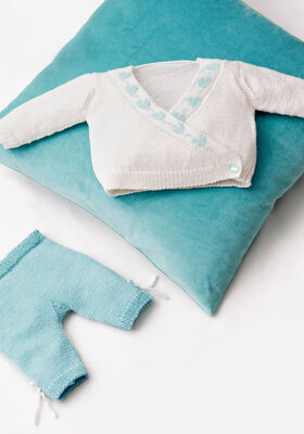 ЖАКЕТ И ШТАНИШКИ Cool Wool Baby от Lana Grossa