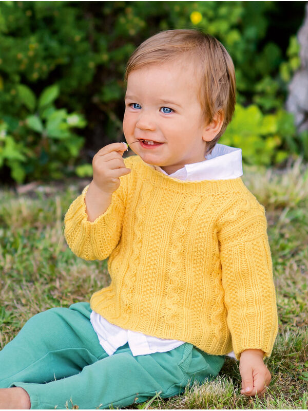 Lana Grossa ПУЛОВЕР Soft Cotton