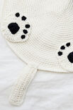 Lana Grossa КОВРИК «БЕЛЫЙ МЕДВЕДЬ» Mille II & Meilenweit 100 Merino Extrafine