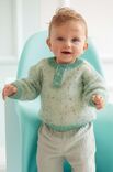 Lana Grossa ДЖЕМПЕР Natural Superkid Tweed & Ecopuno