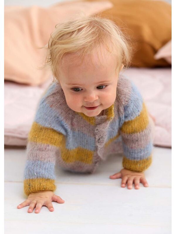 Lana Grossa ЖАКЕТ Natural Superkid Tweed