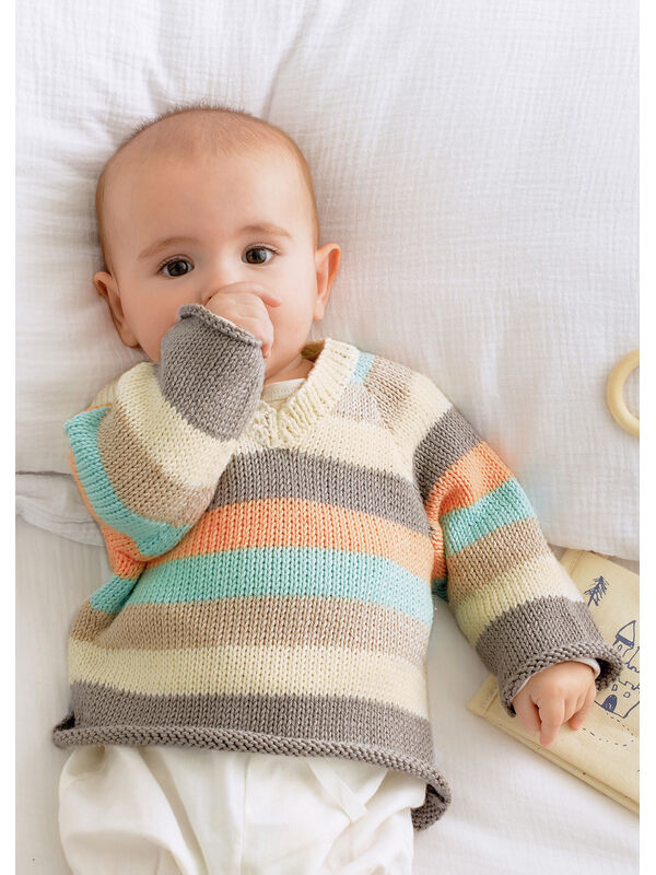 Lana Grossa ПУЛОВЕР Soft Cotton