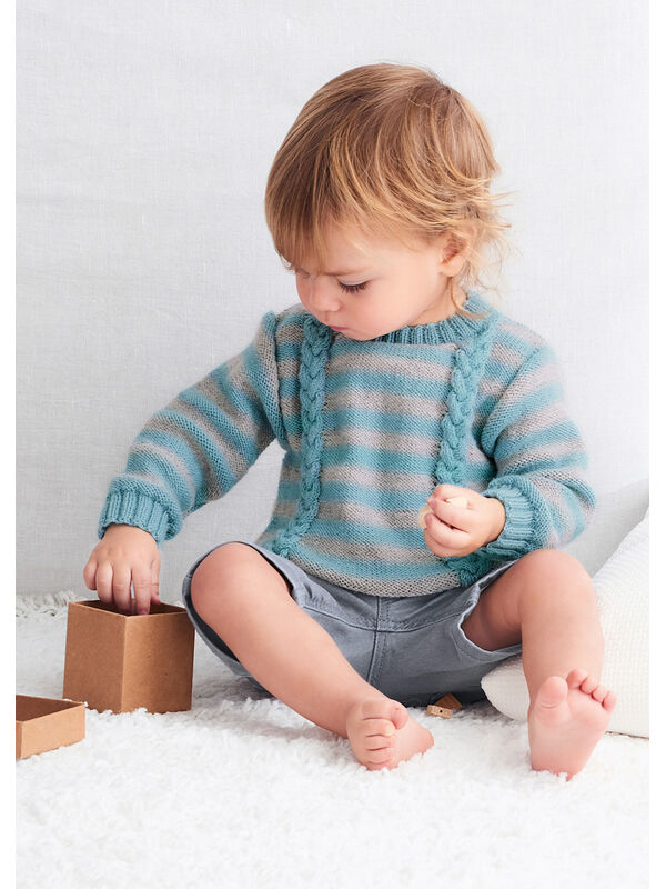 Lana Grossa ПУЛОВЕР Cool Wool Baby