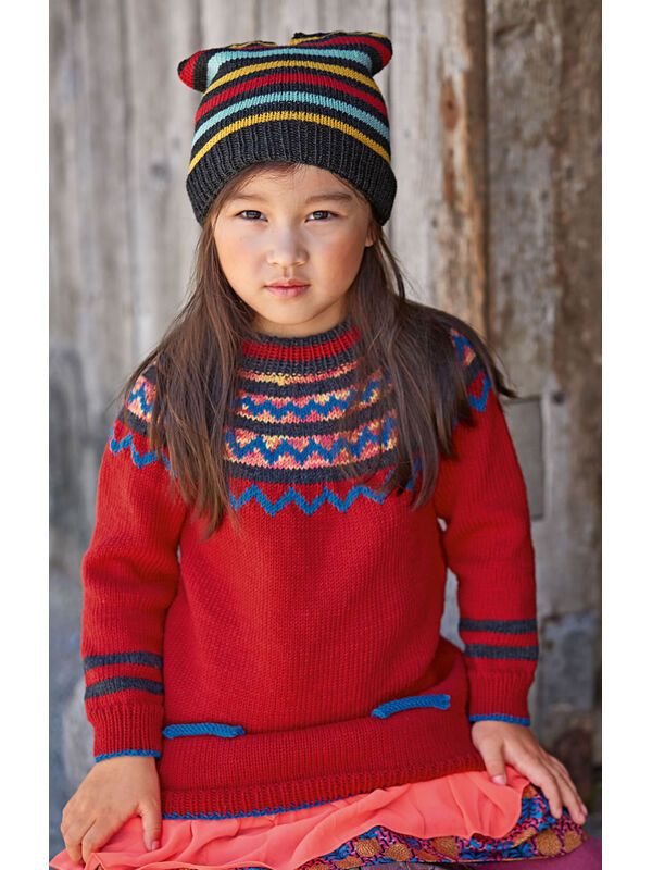 Lana Grossa ПУЛОВЕР Cool Wool/Cool Wool Print