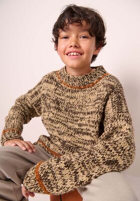 МЕЛАНЖЕВЫЙ ДЖЕМПЕР Ecopuno & Cool Merino & Cool Merino Bi от Lana Grossa