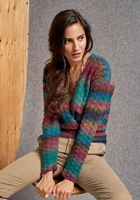 КОРОТКИЙ ЖАКЕТИК Cashmere 16 Fine Degradé от Lana Grossa