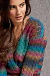 Lana Grossa КОРОТКИЙ ЖАКЕТИК Cashmere 16 Fine Degradé