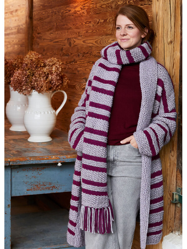 Lana Grossa ПАЛЬТО Landlust Winterwolle