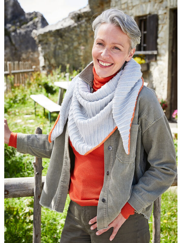 Lana Grossa ПЛАТОК Landlust Alpaka Merino 160