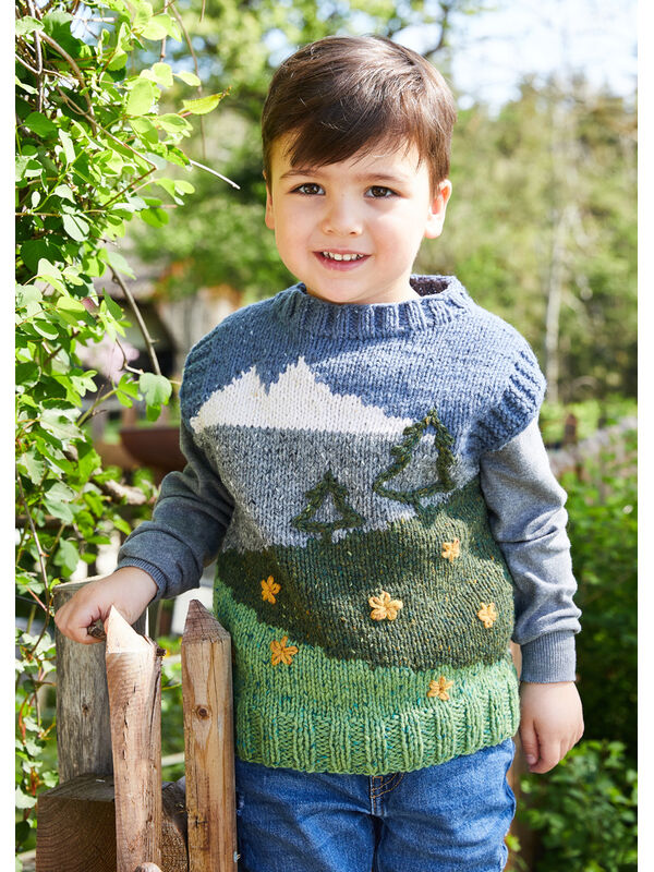 Lana Grossa ПУЛОВЕР Landlust Soft Tweed 90