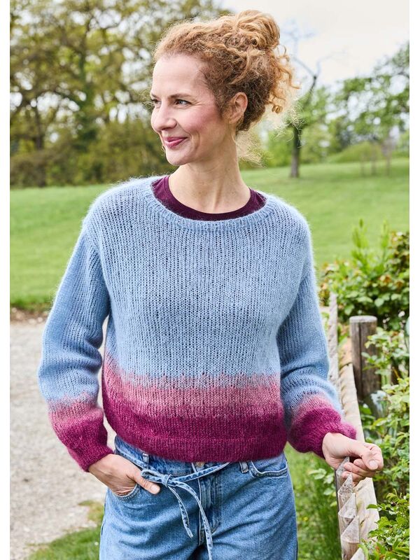 Lana Grossa ПУЛОВЕР Landlust Kidmohair