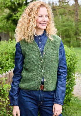 ЖИЛЕТ Landlust Soft Tweed 180 & Landlust Kidmohair от Lana Grossa