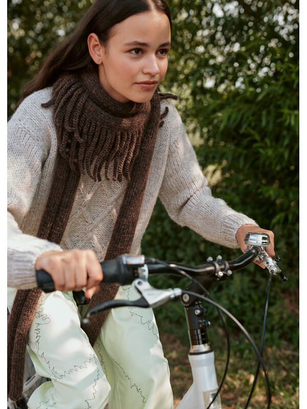 Lana Grossa ШАРФ Alta Moda Alpaca & Silkhair