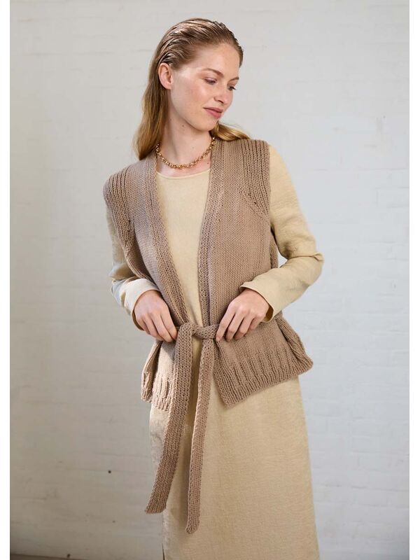 Lana Grossa ЖИЛЕТ Cashmere Kiss